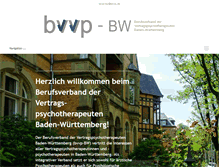 Tablet Screenshot of bvvp-bw.de